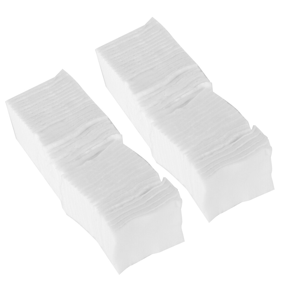 500pcs Natural Cotton Makeup Remover Pads Soft Thick Facial Wipes