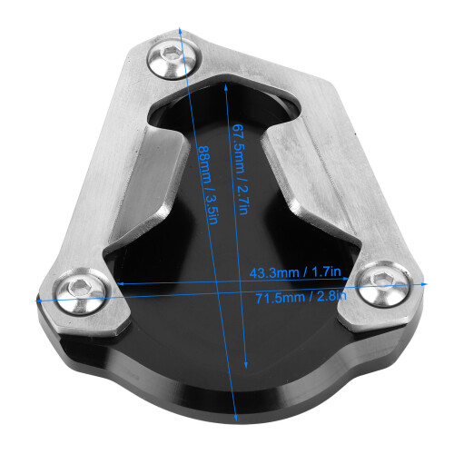 Triumph Scrambler 1200XC/XE Kickstand Support Pad Easy Install for 2