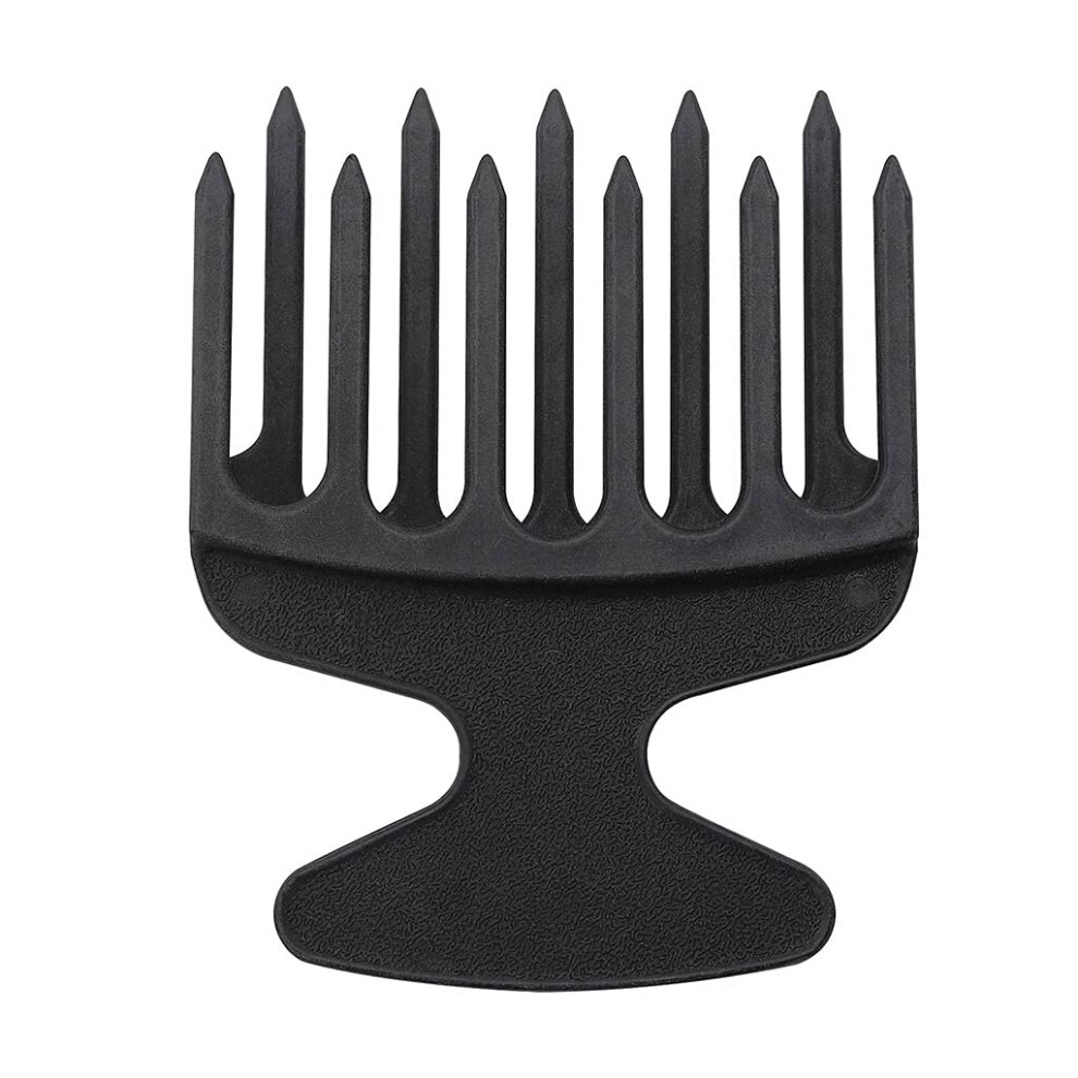 Unisex Plastic Wide Big Tooth Afro Hair Pick Comb Detangle Wig Braid Hairbrush Oil For Head Fork Hairdressing Styling Modeling Detangle Wig Braid Comb