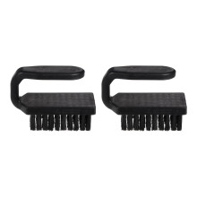 2pcs Anti-Static Cleaning Brush U Shape Handle 20x32mm PV Plastic Conductive Bristles Anti Static ESD Brushes for Clean PCB Laptop Keyboard Fan, Etc