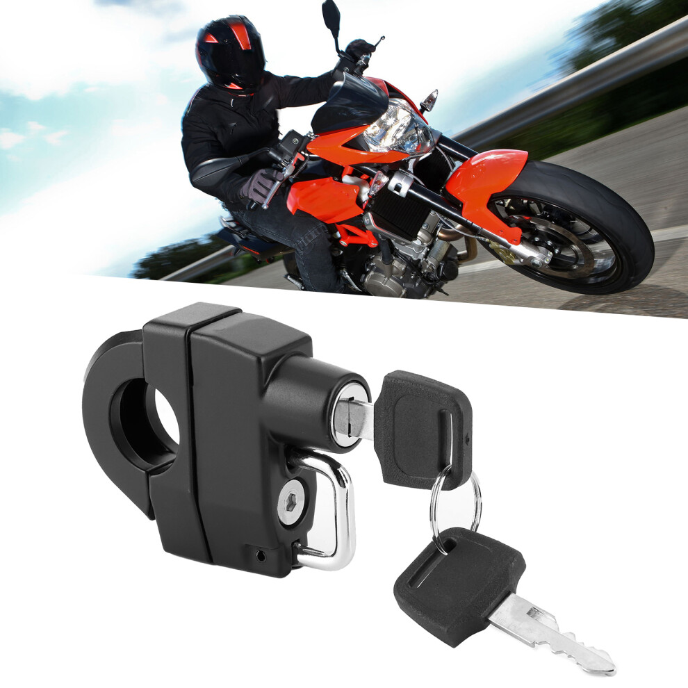 Durable Anti-Theft Motorcycle Helmet Lock With Keys For 22Mm Bars 9451360717922