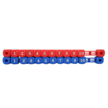 2 Pcs Table Football Counter Blue Red Mini Multi Function Table Soccer Foosball Game Billiard Scoring Unit Scoreboard