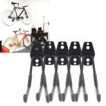 5 Stück schwarze Wand-Garagenhaken aus Eisen, Aufhängevorrichtungen, 15 kg