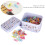 100 Pcs Assorted Color Sewing Clips Hemming & PatchWork Clamp, 2.7 x 1.0cm 8