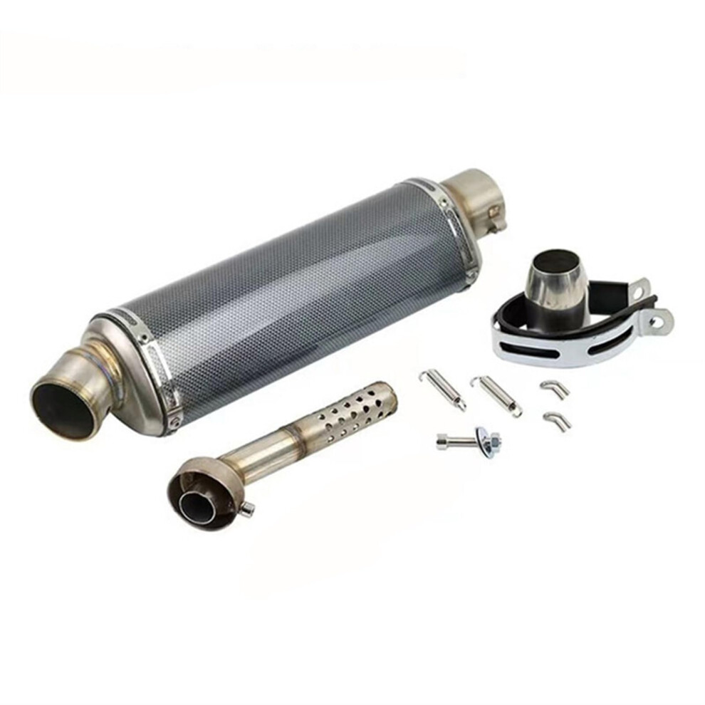 Motorcycle 38-51Mm Universal Stainless Steel Motorcycle Exhaust Muffler Pipe Escape For K&Awasaki C 440Mm 9323874944340
