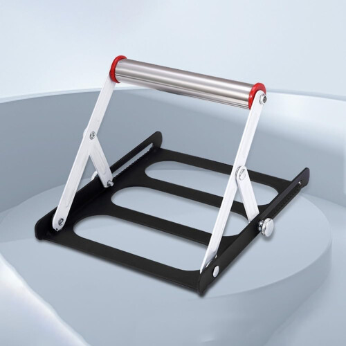 Folding Support Frame For Cutting Machine Height Adjustable Material Support Bracket Folding Design Adjustable Bracket 1