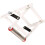2 Piece Cutting Machine Material Support Bracket, Cutting Machine Cutting Table Bracket Workbench Support Bracket 4