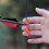 Roter Silikon-Bogenfinger-Protektor für Recurvebogen 4