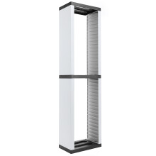 Compact 36-CD Storage Shelf for Gaming Disks and DVDs