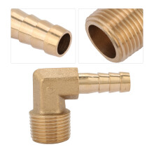 2PC G3/8 Messing Winkelanschlussstück Schlauchstutzen Adapter Verbindung 8 mm
