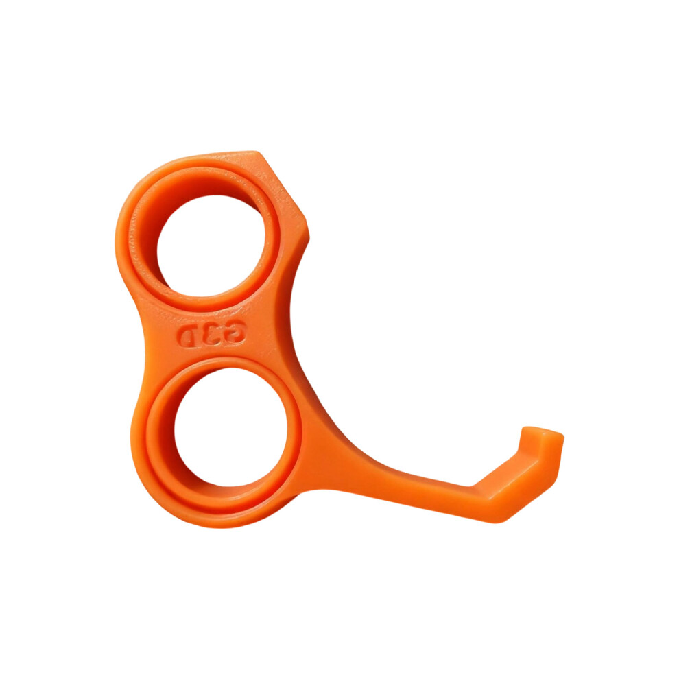 Portable Stress Relief Phone Holder Ergonomic Finger-Orange 7754000341559