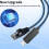USB3.0 Gigabit Ethernet Cable Aluminum Fast Speed Stable-2m 6