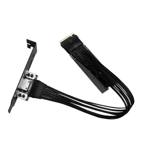 M.2 To Oculink 4I Extension Cable For-15CM half height baffle