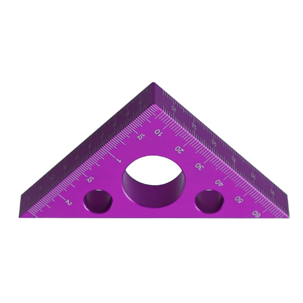 Carpenter Ruler Woodworking Tools Right Angle Angled Ruler Aluminum Alloy Woodwork Measuring Tool Double Scale 9105992055982