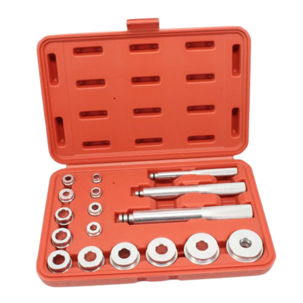 17 Pieces Bearing Race Seal Driver Disc Tool Wheel Axle Bushing Installation Set Bearing Race And Seal Install Driver Set 9323874944982