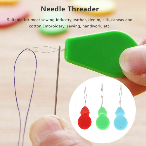 100 Stück Nadelelöffner DIY Stahl Draht Nähwerkzeug, 5,2 cm 2