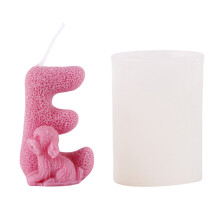 Love Sculpture Dogs Candle Molds Silicone Mould-E Style
