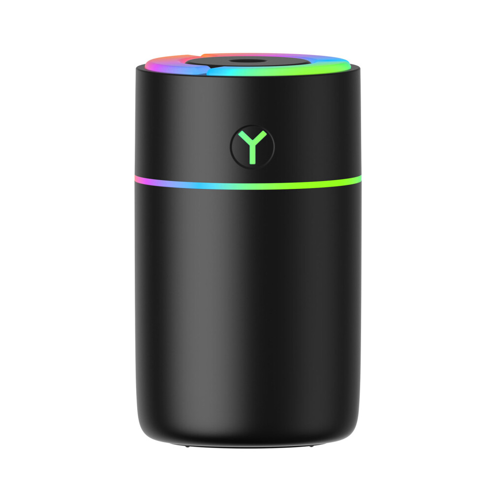 (black) Portable Car Humidifier With 7 Ambient Lights Fine Spray Low Noise-image-OPC-PMYCHP5-NEW