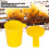 6Set Bee Water Feeder Beekeeping Drinking Device Plastic Yellow 521g 8