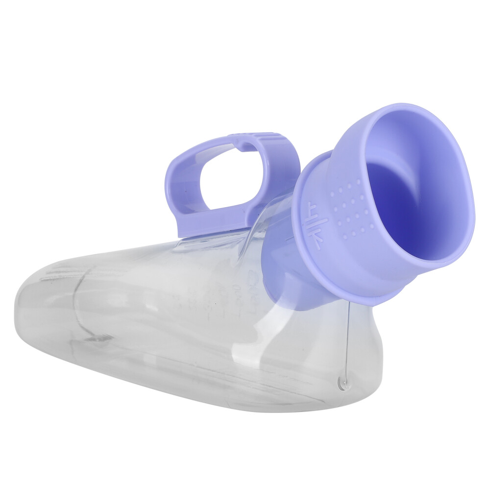 Portable Spill-Proof Men Urine Collector 1000ml PVC TPE for Elderly