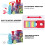 80pcs domino train car toy set DIY automatic placement educational game 5