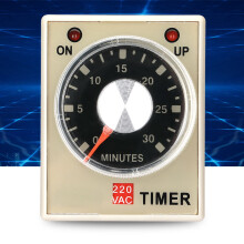 220V Power Delay Timer AH3-3(30M) 30-Minute Industrial Automation Relay