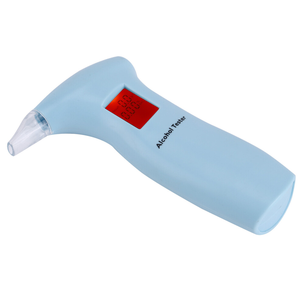 Breath Alcohol Tester, 0.00-0.19% Bac, Lcd Display, Portable Blue 9381360754514