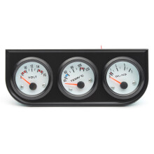 2''/52mm 3-in-1 Fahrzeug-Wasser-, Öl- & Volt-Messgerät Set, fahrzeuggest-mounted