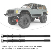 Aufrüstbares Zubehör – Hinterachsdogbone-Antriebswelle für SCX10 II 90046 90047, Schwarz