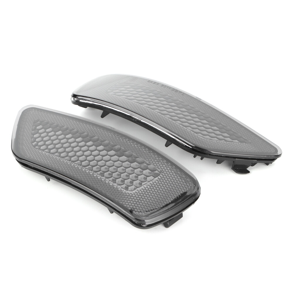 2Pcs Rear Bumper Reflector Left/Right For Dodge Journey & Jeep 17X6cm Black 4371360767916