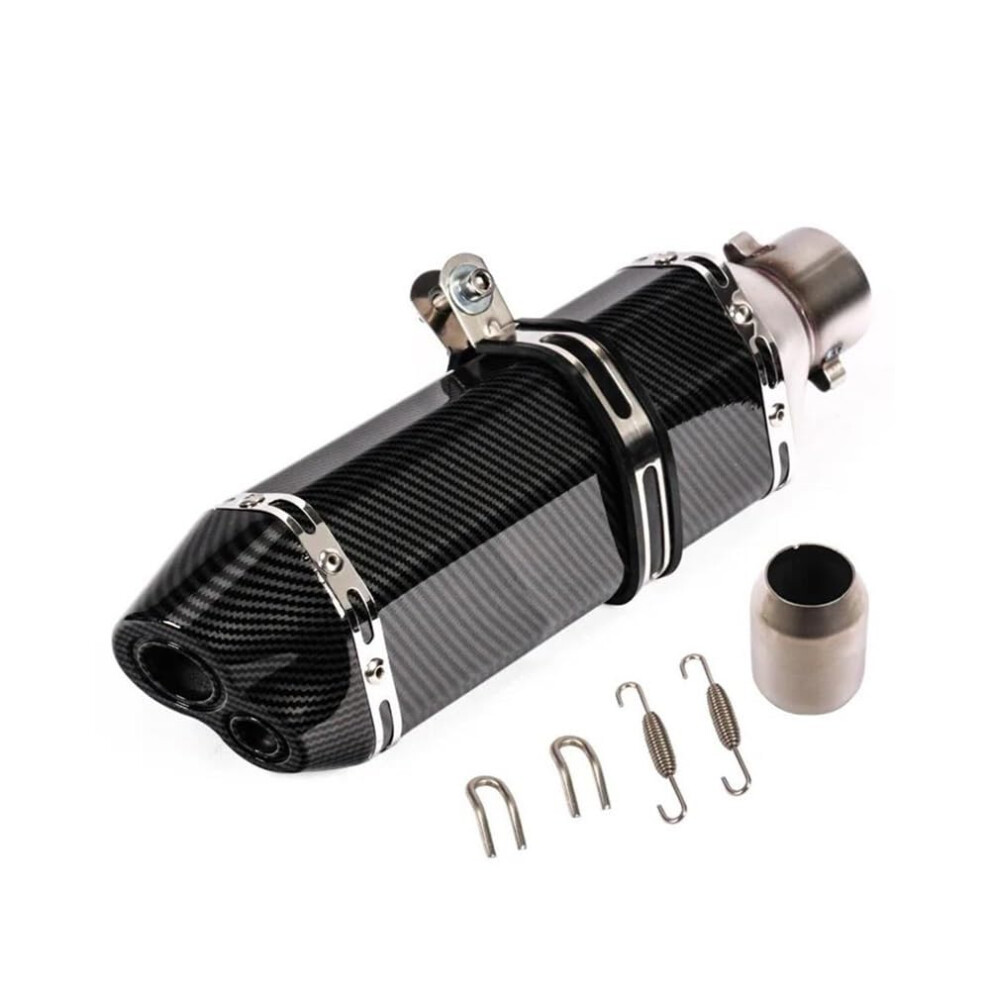 Exhaust Muffler Pipe Motorcycle Exhaust Muffler With Db Killer 51Mm Escape Moto Tube Exhaust Silencer(5,370Mm) 370Mm 5 9323874945941