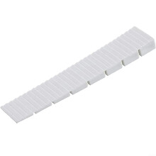 Furniture Leveling Shims 10pcs Plastic Wedges for Easy Stabilization of Sofas and Tables (white)