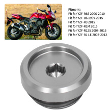 Füllschraube für Motoröl für YZFR6S Motorrad, individuelles Zubehör in Grau