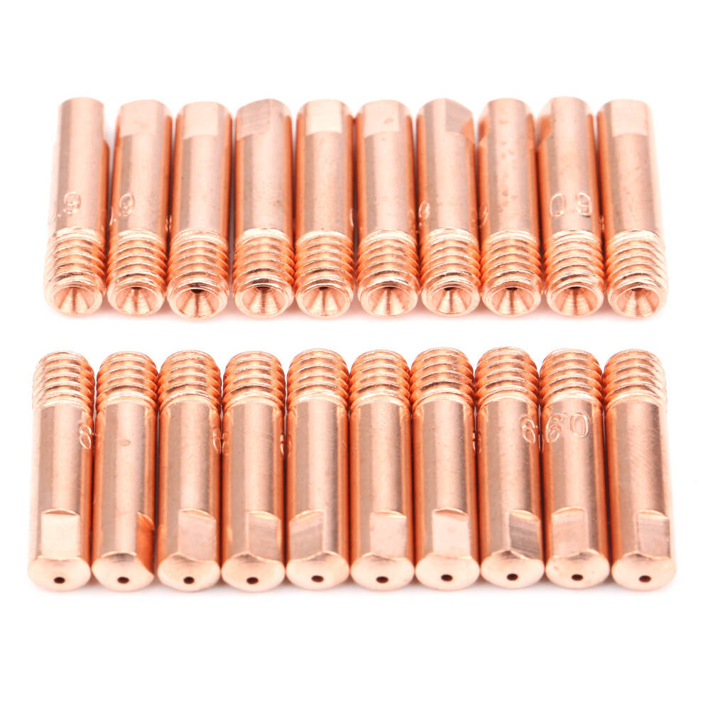 Mig Welding Contact Tips Copper 15Ak X 0.9Mm 60 Pack For Reliable Welds 6951360777122