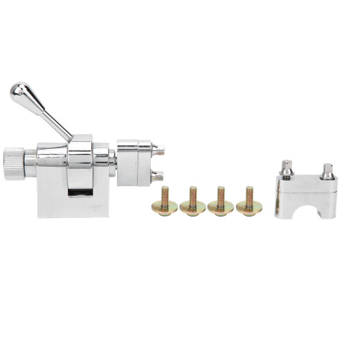 Langlebiger Silber-Zink-Legierungs-Throws-Off-Snare-Drücker mit Schrauben 1