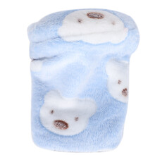 Mini Pet Warm Sleeping Bed Easy Remove Cage for Hamsters & Guinea Pigs Blue S