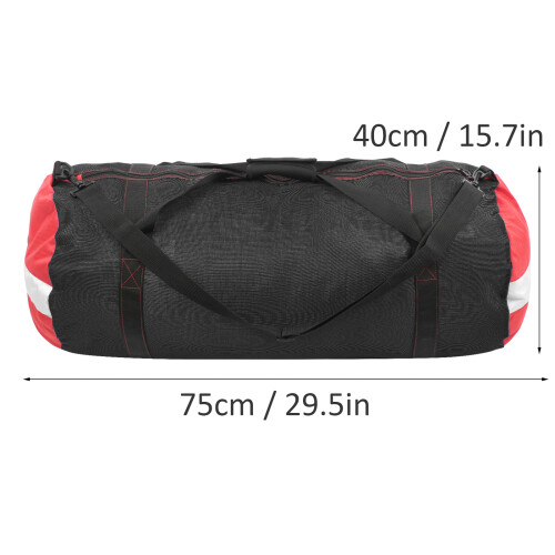 Large Capacity 100L Mesh Diving Equipment Bag - Rustproof Zipper 2