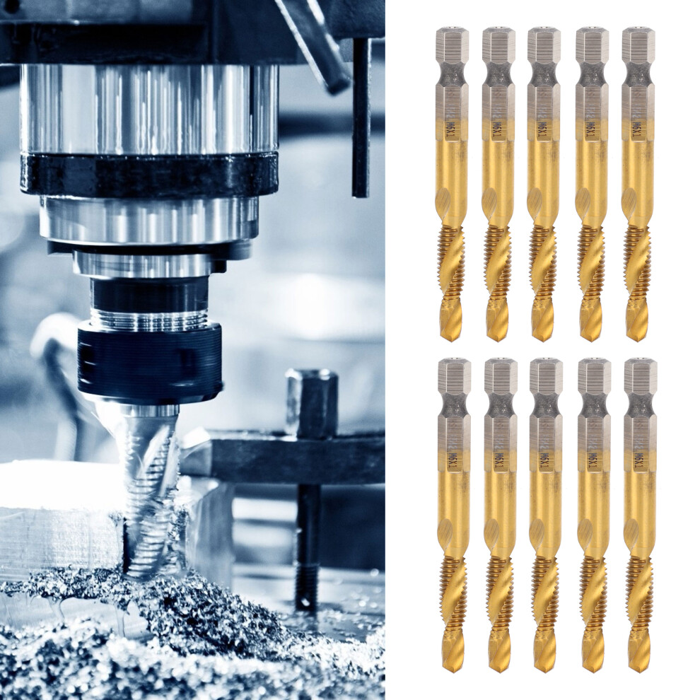 Hex Shank Screw Tap M6âDrill 5.0 Coated Spiral Flute Tap Accessory 4971360784021