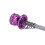 2pcs ZTTO Quick Release Bicycle Skewers Front Rear Set - Purple 10