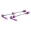 2pcs ZTTO Quick Release Bicycle Skewers Front Rear Set - Purple 11