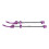 2pcs ZTTO Quick Release Bicycle Skewers Front Rear Set - Purple 8