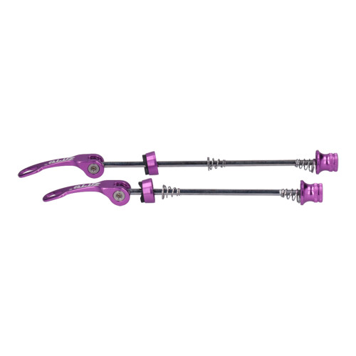2pcs ZTTO Quick Release Bicycle Skewers Front Rear Set - Purple 1