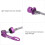 2pcs ZTTO Quick Release Bicycle Skewers Front Rear Set - Purple 3