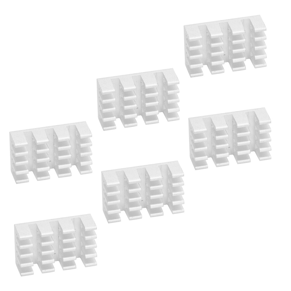80Pcs Aluminum Heatsinks Module Cooling Radiator Board 9X5x15mm White 8461360788045