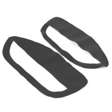 2Pcs Car Door Panel Insert Cover for Ford Mustang 2005-2009, Black
