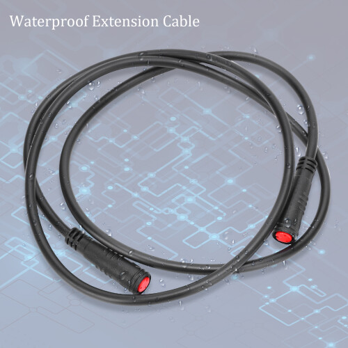 Waterproof 2-Core Lithium Battery Connector Extension Cable 88cm 2