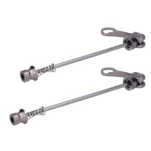 Cycling Titanium Skewers 2pcs for Road Mountain Bikes Quick Release Front Rear