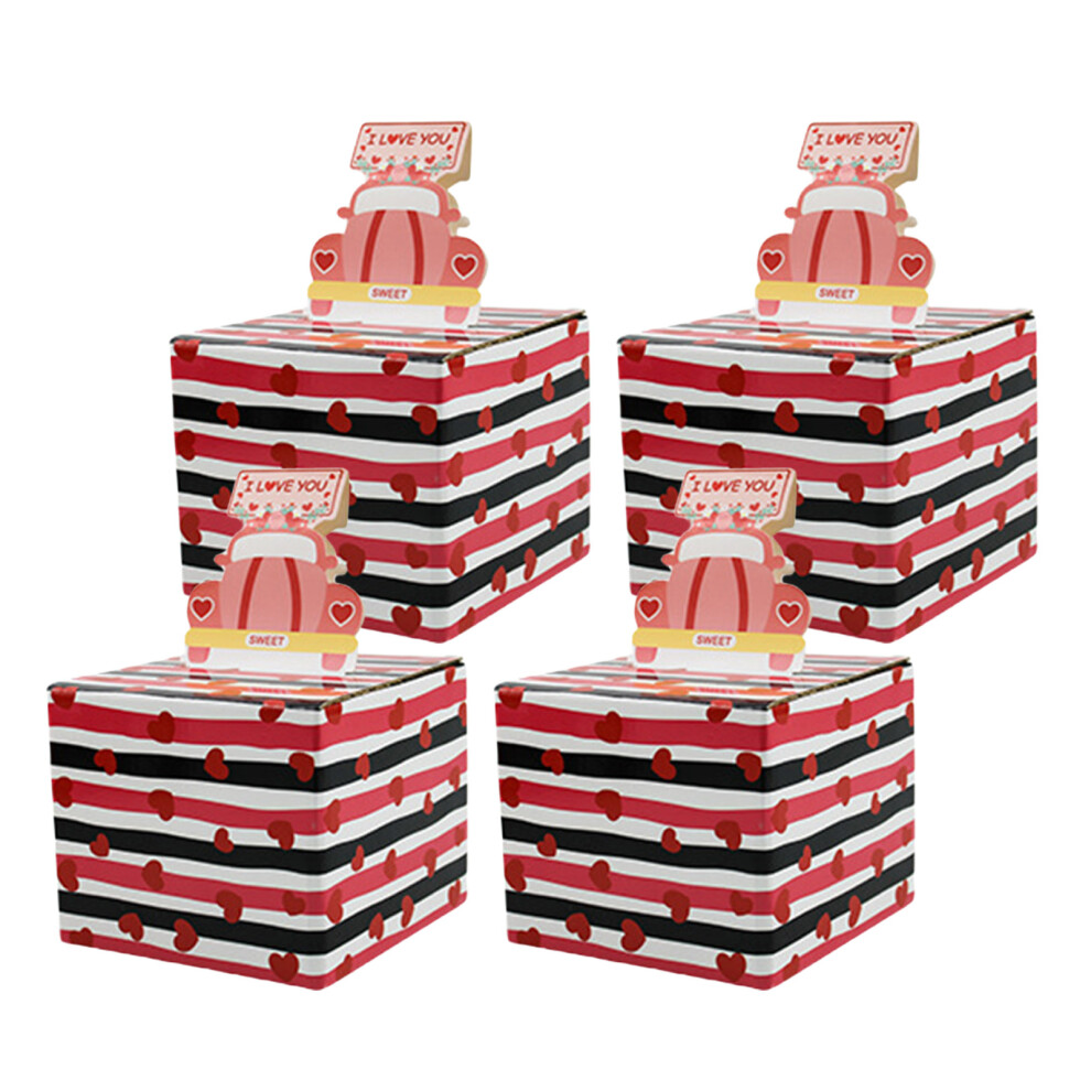 Pack Of 4 Valentine's Day Cash Gift Box Surprise-car style-image-OPC-PMYDDCQ-NEW