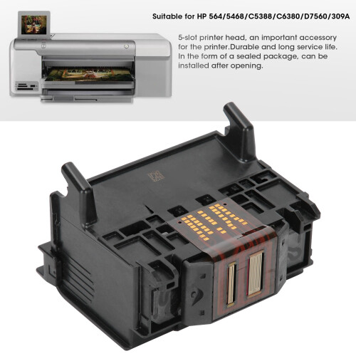 Mini Printer Head 5 Slots Compatible with HP 564/5468/C5388/C6380/D7560/309A 2