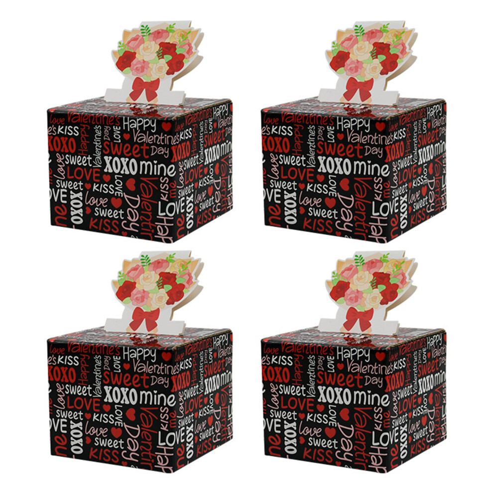 Pack Of 4 Valentine's Day Cash Gift Box Surprise-Bouquet style-image-OPC-PMYDDGS-NEW